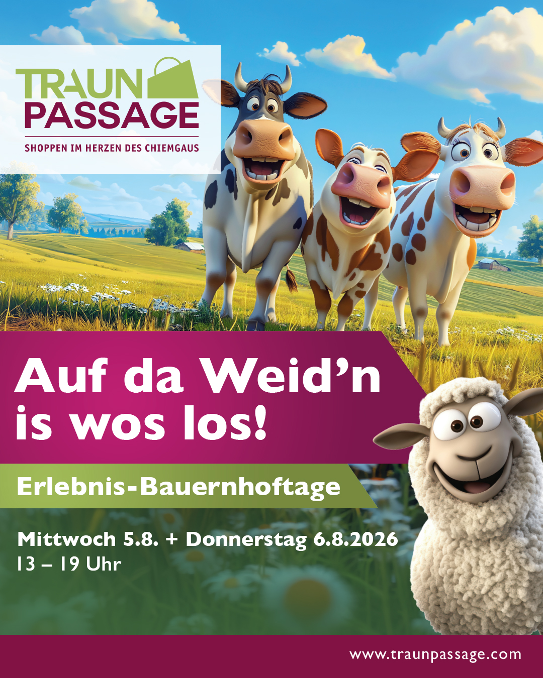 Erlebnis-Bauernhoftage in der Traunpassage